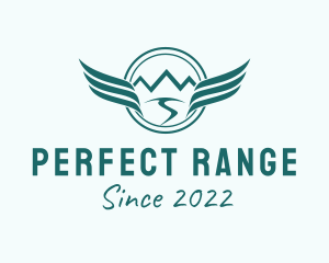 Mountain Camping Wings logo design