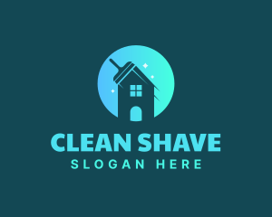 House Clean Maintenance logo design