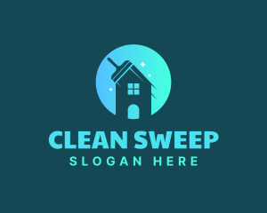 House Clean Maintenance logo design