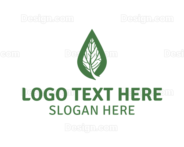 Abstract Leaf Tree Logo