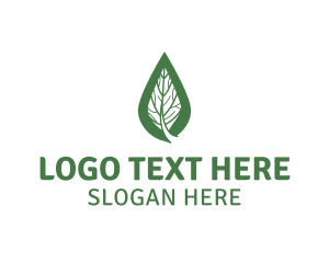 Abstract Leaf Tree logo