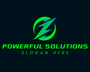 Voltage Lightning Energy logo design