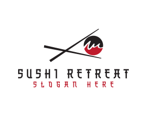 Chopsticks Sushi Restaurant logo design