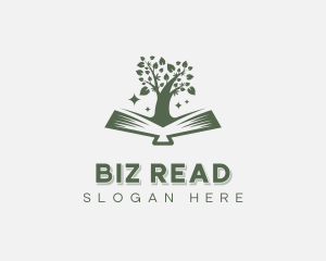 Tree Book Author logo design