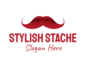 Red Mustache Barber logo