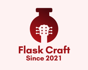 Guitar Laboratory Flask  logo