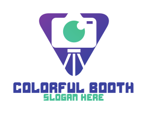 Triangle Photo Booth logo design