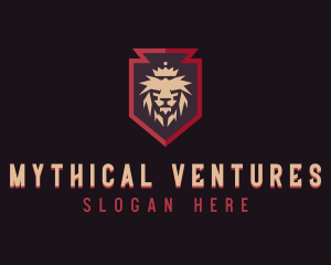 Royal Lion Shield logo design