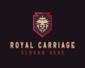 Royal Lion Shield logo design