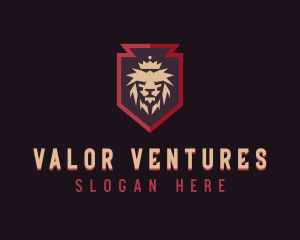 Royal Lion Shield logo design