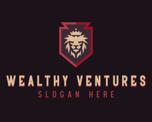 Royal Lion Shield logo design