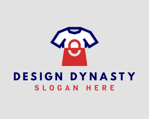 Shopping Bag T-shirt logo design