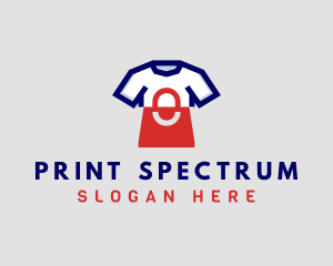 Shopping Bag T-shirt logo design