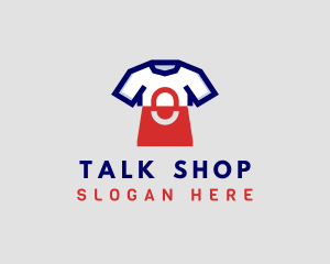 Shopping Bag T-shirt logo design