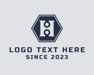 Hexagon Industrial Letter H logo