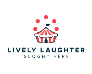 Circus Juggle Cupcake logo