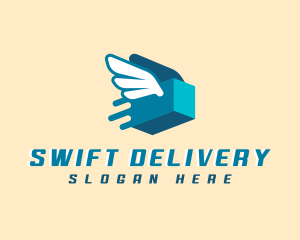 Delivery Box Fly logo design