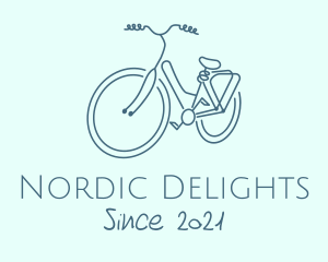 Minimalist Utility Bike logo design