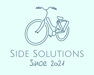 Minimalist Utility Bike logo design