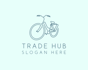 Utility Bike Pedal logo design