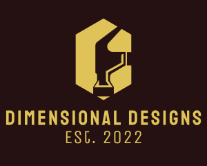 Golden Hammer Interior Design  logo design