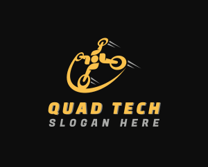 Quadcopter Drone Videography  logo design