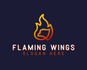 Hot Chicken Roaster logo design