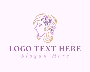 Florist Hair Woman logo