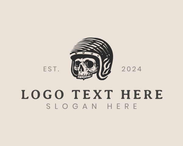 Skull Motocross Helmet logo