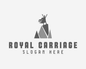 Royal King Mountain logo design