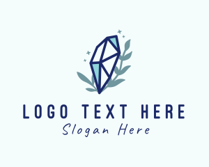 Natural Cosmic Crystal Stone Logo