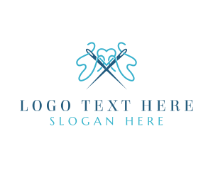 Embroidery Needle Tailor Logo