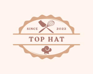 Chef Hat Whisk Bakery logo design