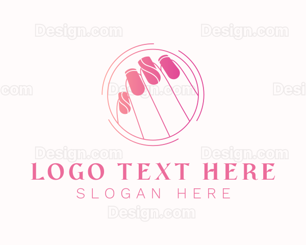 Nail Polish Salon Logo