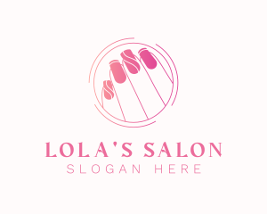 Nail Polish Salon logo design