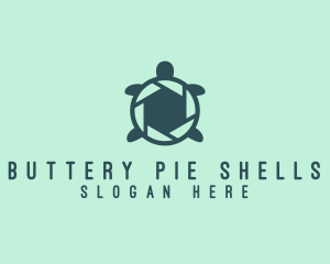 Camera Shutter Turtle logo design