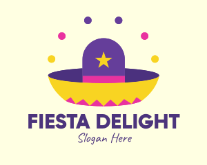 Colorful Mexican Hat  logo