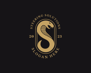 Cobra Snake Wildlife logo design