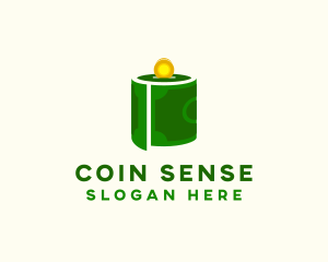 Dollar Coin Cash logo design