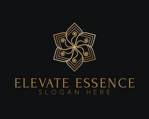 Elegant Minimalist Flower logo