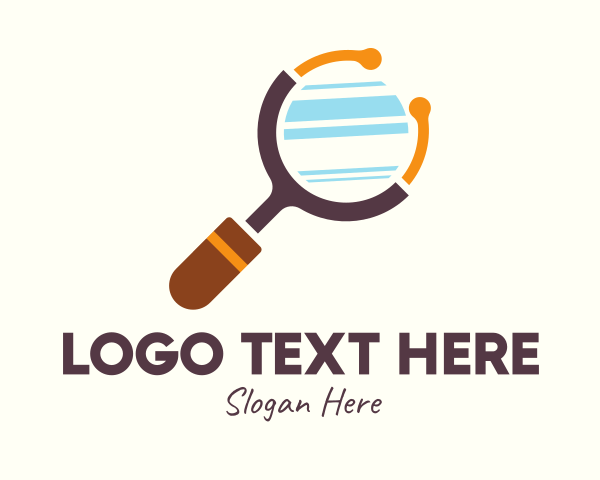 Magnifying Glass logo example 4