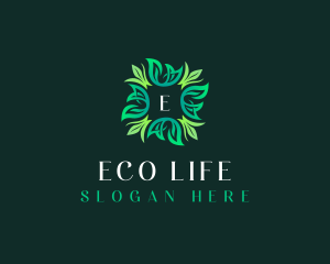 Natural Plant Leaves logo design