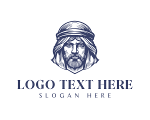 Masculine Male Arab logo