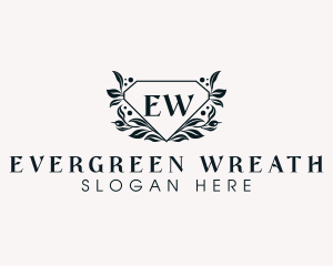 Diamond Wreath Boutique logo design