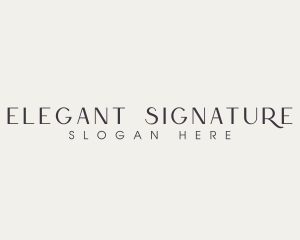 Elegant Classic Lifestyle logo design