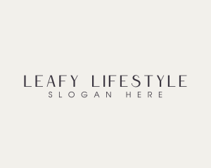 Elegant Classic Lifestyle logo design