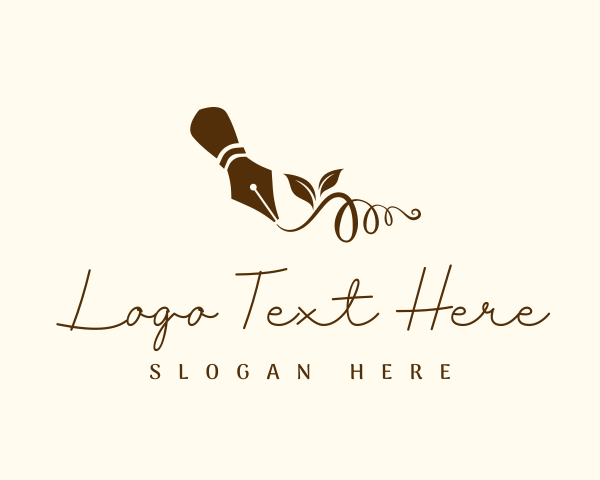 Calligraphy logo example 3