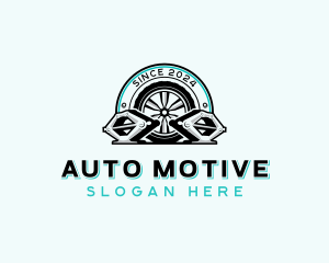 Tire Maintenance Repair logo design