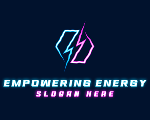 Lightning Energy Bolt logo design