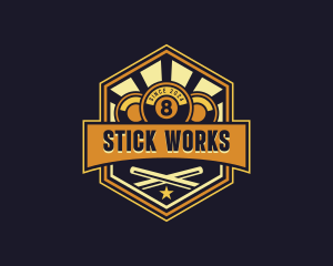 Sports League Billiards logo design